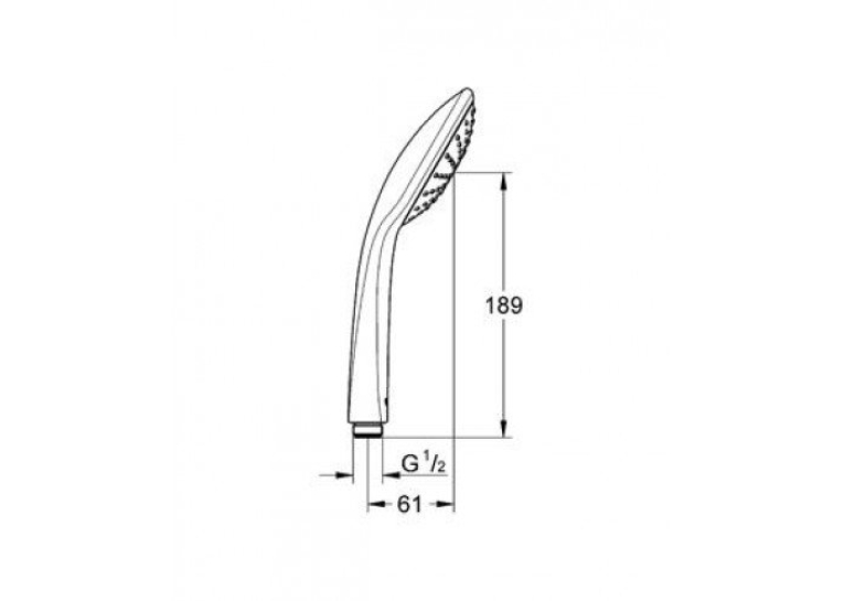 Ручний душ Grohe Euphoria 110 Mono 1 режим струменю (27265000)