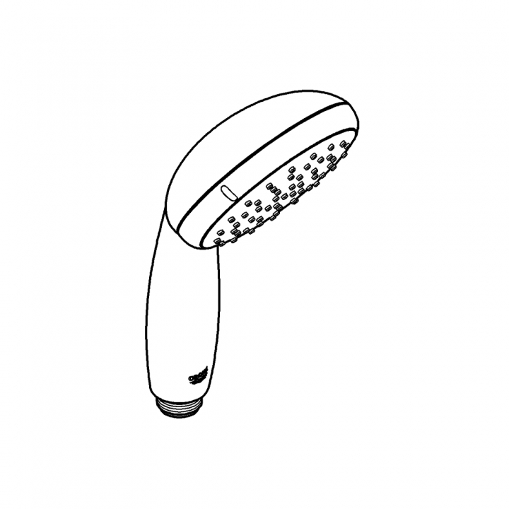 Ручний душ Grohe QuickFix Vitalio Start 100 1 режим струменю (27941000)