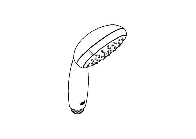 Ручний душ Grohe QuickFix Vitalio Start 100 1 режим струменю (27941000)