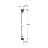 душевой шланг Grohe VitalioFlex Silver Long-Life TwistStop 1500 (22109000)