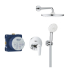 Скрита душова система з Grohe BauEdge Tempesta 250 (25290000)