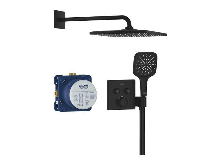 Душевий комплект Grohe Grohtherm SmartControl з Rainshower 310 Mono Cube (34865KF0)