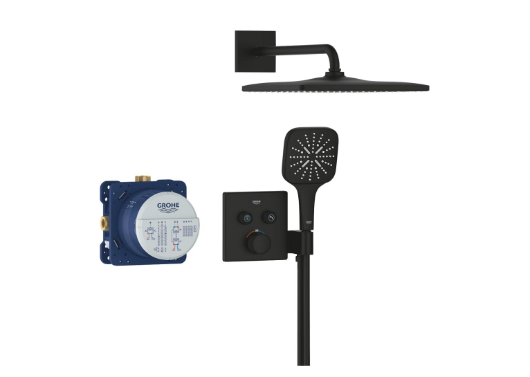 Душевий комплект Grohe Grohtherm SmartControl з Rainshower 310 Mono Cube (34865KF0)