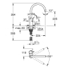 Змішувач одноважільний для мийки Grohe Concetto (32662003)