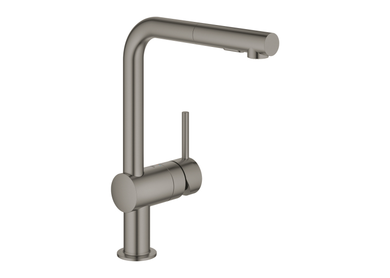 Одноважільний змішувач для миття Grohe Minta (30274AL0) Графіт матовий