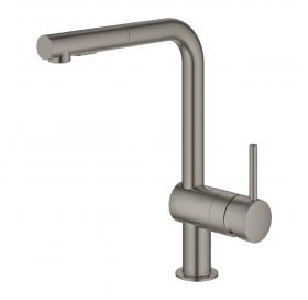 Одноважільний змішувач для миття Grohe Minta (30274AL0) Графіт матовий