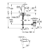 Однорычажный смеситель для раковины Grohe Start Curve S-Size (23765000)