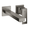 Змішувач для раковини Grohe Eurocube на 2 отвори M-Size (23447AL0) Графіт матовий