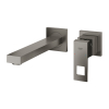 Змішувач для раковини Grohe Eurocube на 2 отвори M-Size (23447AL0) Графіт матовий