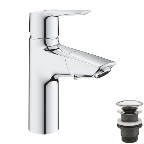 Одноважільний змішувач з висувним виливом для раковини Grohe QuickFix Start M-Size (24205003)