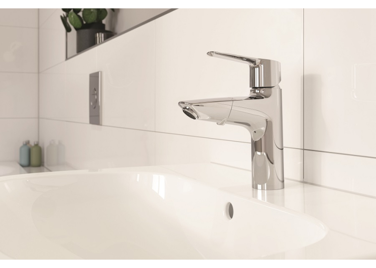 Одноважільний змішувач з висувним виливом для раковини Grohe QuickFix Start M-Size (24205003)