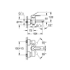 Одноважільний змішувач для ванни Grohe Lineare (33849DC1)