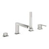 Одноважільний змішувач для ванни на 4 отвори Grohe Plus (29307DC3) Сталь