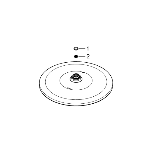 Верхний душ Grohe Rainshower 310 Mono, 1 режим струи (26561000)