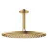 Верхний душ Grohe Rainshower Cosmopolitan 310 с душевым кронштейном 142 мм (26067GN0) Золото матовое