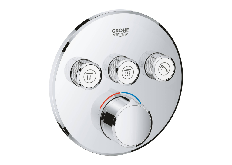 Змішувач прихованого монтажу Grohe SmartControl з 3 кнопками керування (29146000)