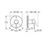 Однорычажный смеситель Grohe Essence на 1 выход (24168GL1) Золото