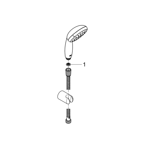 Душевой набор Grohe QuickFix Vitalio Go 100 1 режим струи (26198000)