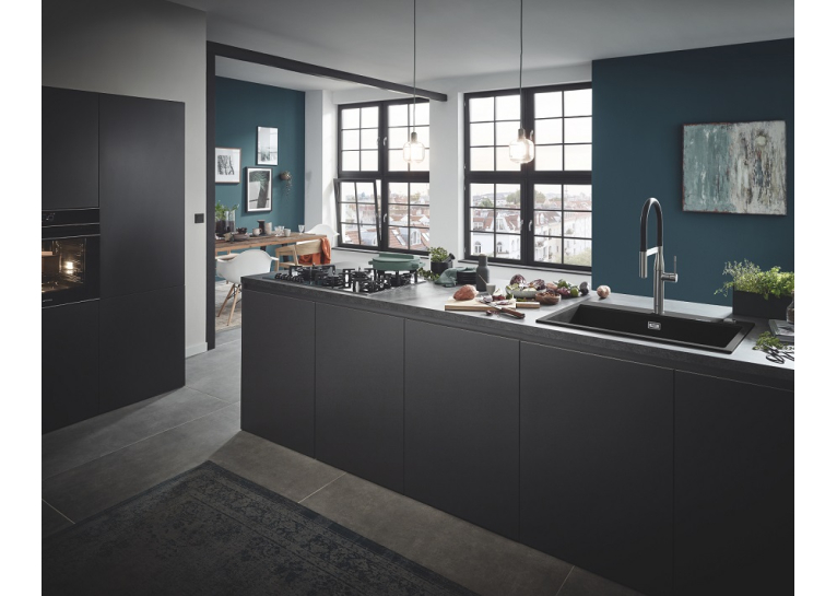 Одноважільний змішувач для миття Grohe Essence (30294DC0) Сталь