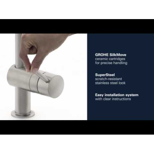 Однорычажный смеситель для мойки Grohe Minta (32918DC0)
