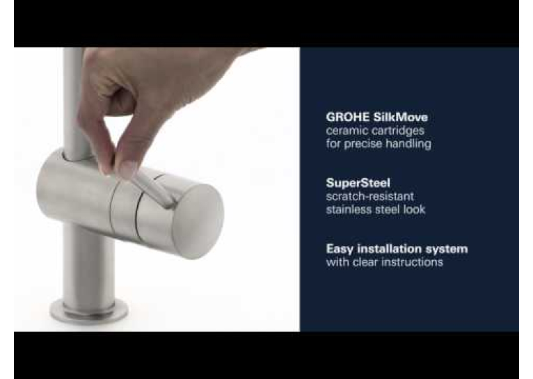 Одноважільний змішувач для мийки Grohe Minta (32918DC0)