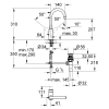 Однорычажный смеситель для раковины Grohe BauEdge L-Size (23093000)