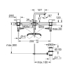 Смеситель для раковины Grohe Lineare на 3 отверстия, M-Size (20304001)