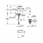 Одноважільний змішувач для раковини Grohe BauEdge New S-Size + нажимний донний клапан (23899001)