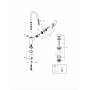 Одноважільний змішувач для раковини Grohe BauEdge New L-Size + нажимний донний клапан (23911001)