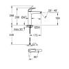 Однорычажный смеситель для раковины Grohe Eurosmart New XL-Size (24164003)