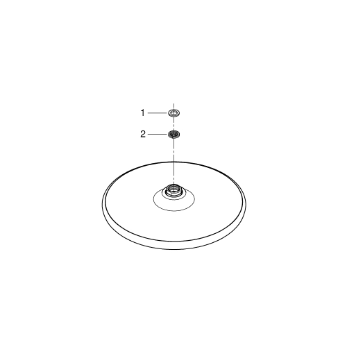 верхний душ grohe tempesta 250 из WaterSaving (26666000)