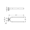 Тримач для рушника, неповоротний Grohe Selection (41059000)