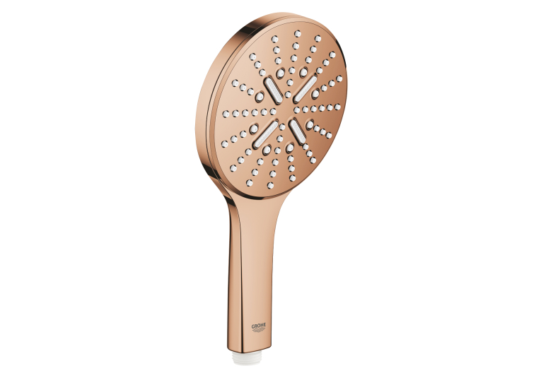 Ручний душ Grohe Rainshower Smartactive 130 3 режими струменя (26574DA0) Бронза