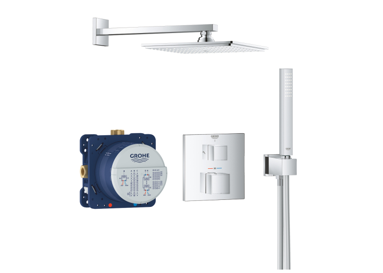 Набір для комплектації душу Grohe Grohtherm Cube із Grohe Rainshower Allure 230 (34741000)