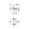 Однорычажный смеситель для душа Grohe Start Classic (23786000)
