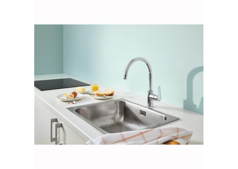 Одноважільний змішувач для мийки Grohe Start Curve (31554001)