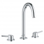 Змішувач для раковини Grohe Concetto на три отвори, L-Size (20216001)