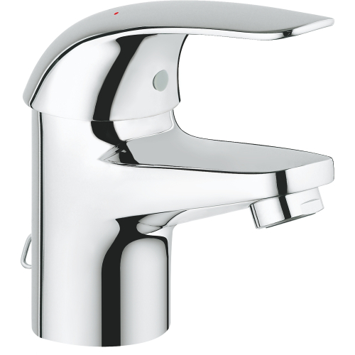 Смеситель однорычажный для раковины Grohe Euroeco S-Size с цепочкой (32881000)
