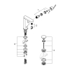 Однорычажный смеситель для раковины Grohe Plus, М-Size (23872003)