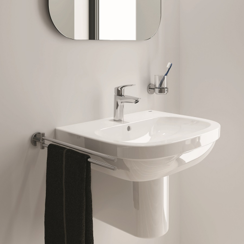 Однорычажный смеситель для раковины Grohe Eurosmart New S-Size + нажимной донный клапан (23922003)