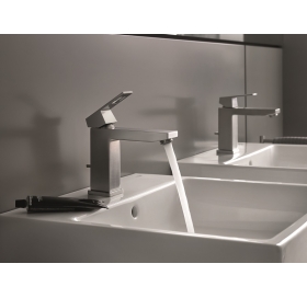 Одноважільний змішувач для раковини Grohe Eurocube M-Size (23445DC0) Сталь
