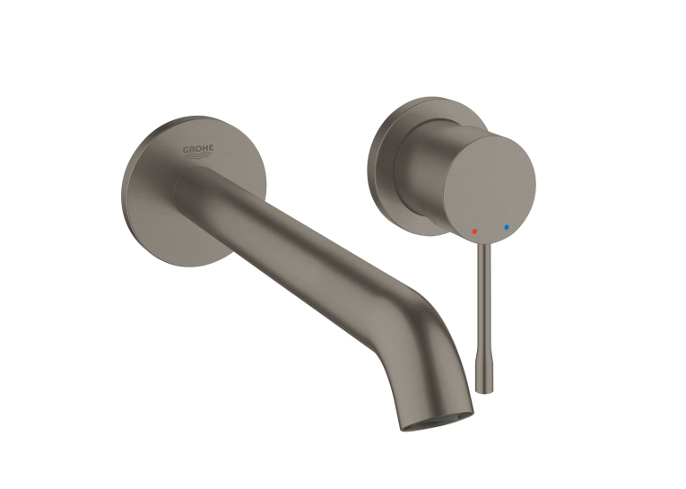 Змішувач для раковини Grohe Essence на 2 отвори L-Size (29193AL1) Графіт матовий