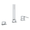 Одноважільний змішувач на ванну на три отвори Grohe Plus (23845003)