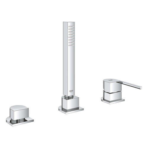 Одноважільний змішувач на ванну на три отвори Grohe Plus (23845003)
