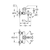 Однорычажный смеситель для ванны Grohe Start Classic (23787000)