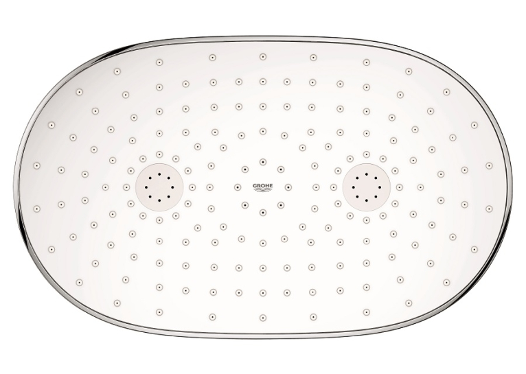 Верхний душ Grohe Rainshower 360 Mono с душевым кронштейном 450 мм, 1 режим струи (26450LS0)