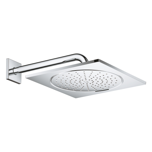 Верхний душ Grohe Rainshower Aqua 10 с душевым кронштейном 286 мм, 1 режим струи (26860000)