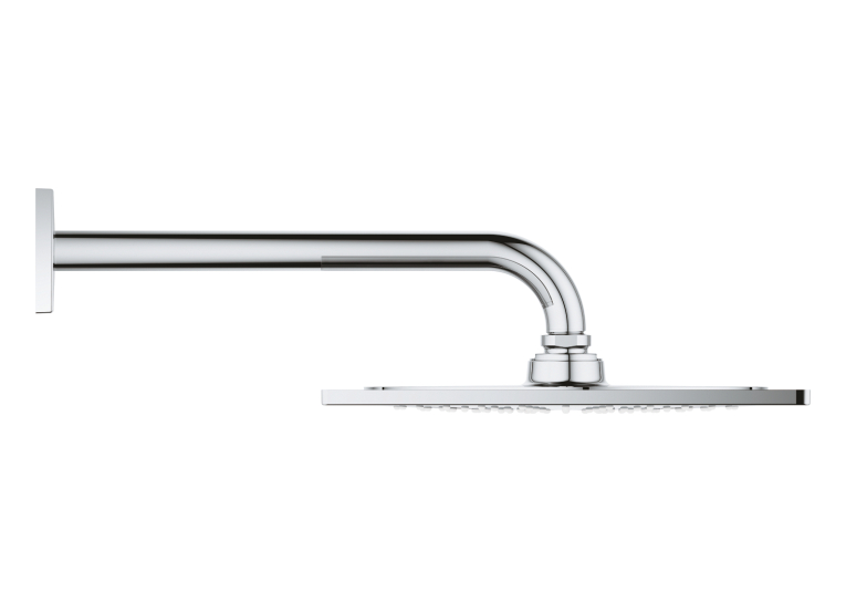 Верхній душ Grohe Rainshower Aqua 10 з душовим кронштейном 286 мм, 1 режим струменю (26860000)