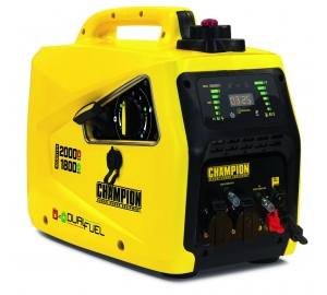 Генератор инверторный  газ/бензин Champion Power Equipment 2000 watt 82001iDF