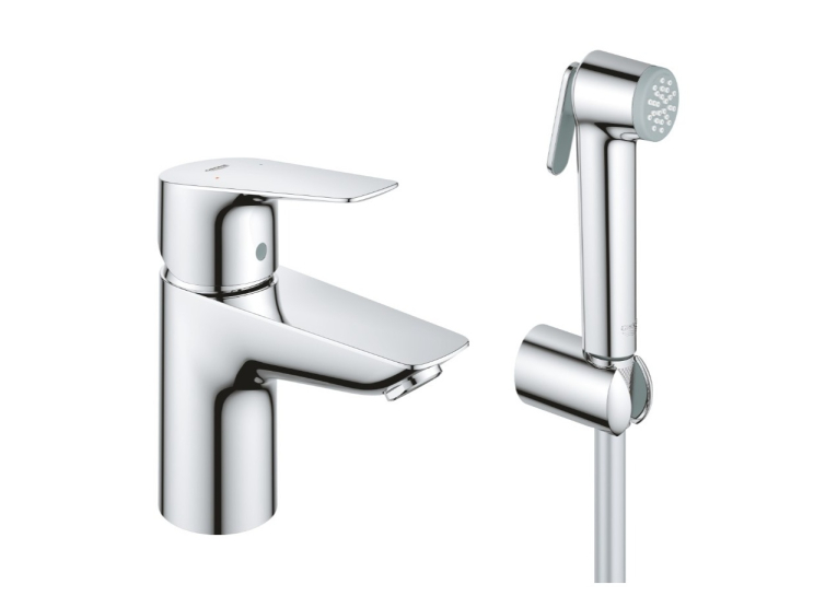 Змішувач для раковини з гігієнічним душем Grohe QuickFix Start Edge 23773001